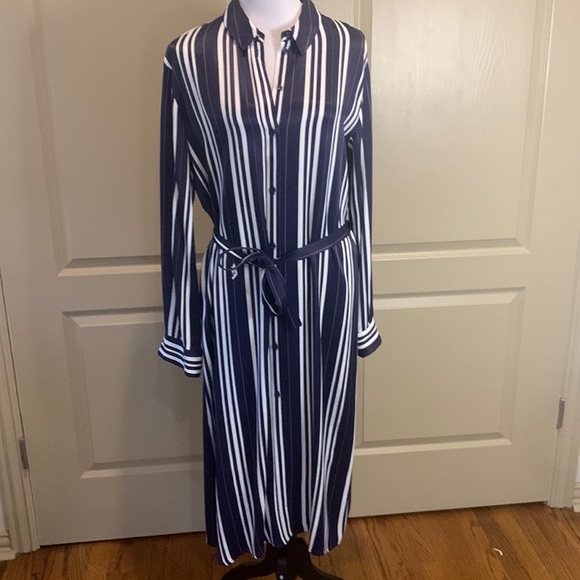 Treasure & Bond Women's Long Shirt Dress, Medium - Picture 1 of 8